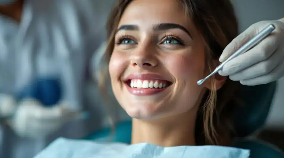 A dentist at Willow Dental in Reading showing a digital x-ray of a tooth structure to explain a cracked tooth repair.